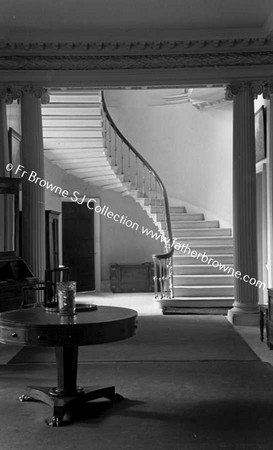 MOUNT CONGREVE  STAIRCASE FROM EAST END OF HALL